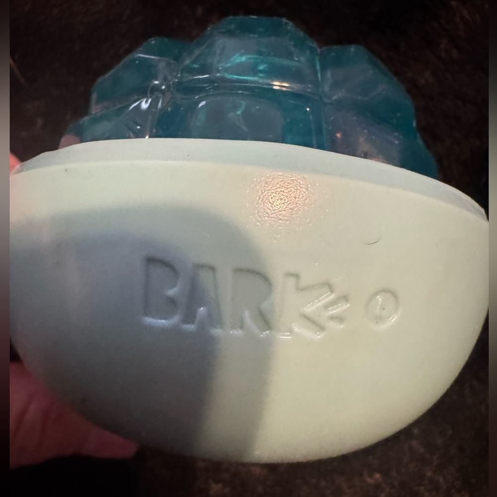 Bark Box Super Chewer L dog toy blue crystals NEW